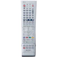 「ほぼ新品」シャープ DVD用純正リモコン 0046380094 GA197SA(中古品)