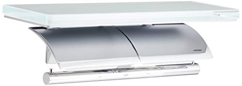 「非常に良い」TOTO 二連紙巻器 棚付き(ガラス) メタル製 YH63GWS(中古品)