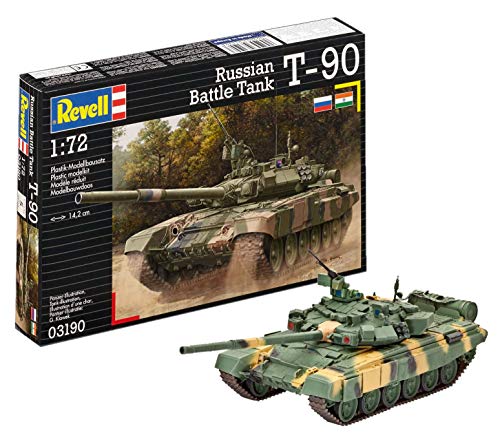 「非常に良い」ドイツレベル 1/72 T-90 戦車 プラモデル(中古品)