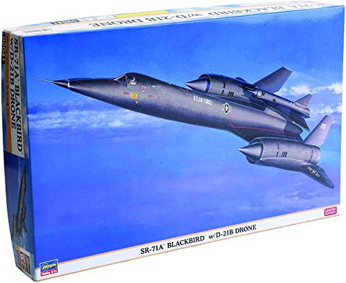 ハセガワ 1/72 SR-71A ブラックバード w/D-21B ドローン(中古品)