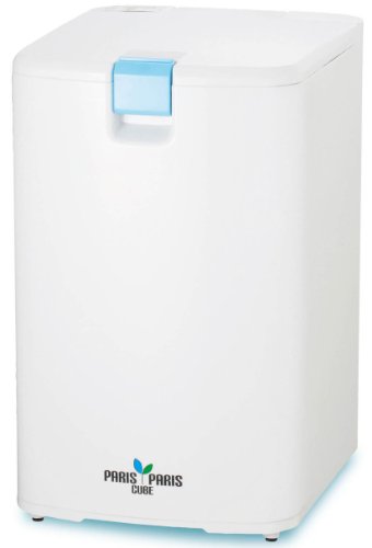 島産業 家庭用屋内型生ごみ処理機(乾燥式)  パリパリキューブ  ブルー PP(中古品)
