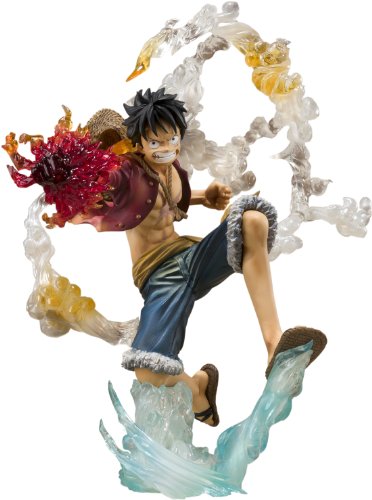 「ほぼ新品」フィギュアーツZERO モンキー・D・ルフィ -Battle Ver. ゴムゴムの火拳銃-(中古品)
