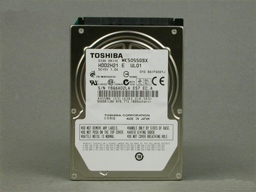 Toshiba mk5055gsx 500?GB SATAハードドライブ Amazon.com: Toshiba 500 GB 5400rpm SATA2 8MB Notebook Hard
