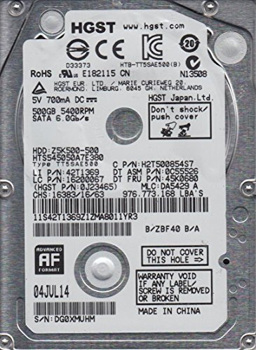 【中古】hts545050?a7e380、PN 0j23465、MLC da5429、Hitachi 500?GB SATA 2.5ハードドライブ hts545050?a7e380、PN 0j23465、MLC da5429、Hitachi 500?GB SATA 2.5