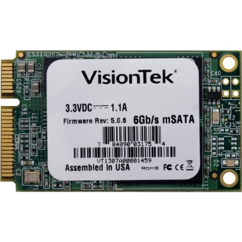 480GB mSATA SSD TAA(中古品)