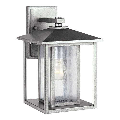 Sea Gull照明8458?single-light Jamestowneアウトドア壁Lantern with Clear(中古品)
