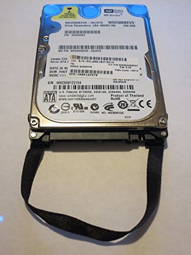 「非常に良い」WD Scorpio wd2500bevs 250?GB 2.5?"内蔵ハードドライブ???SATA???5400rpm?(中古品)