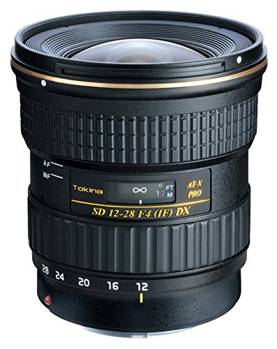 「未使用品」Tokina ズームレンズ AT-X 12-28 F4 PRO DX 12-28mm F4 (IF) ASPHERICAL キ(中古品)