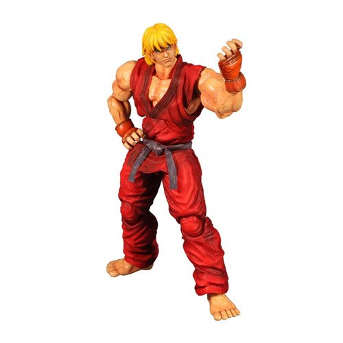 「非常に良い」SUPER STREET FIGHTER IV ARCADE EDITION PLAY ARTS改 ケン(PVC塗装済みア (中古品)