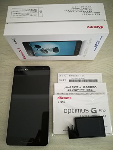 docomo Optimus G Pro L-04E インディゴブラック 白ロム(中古品)