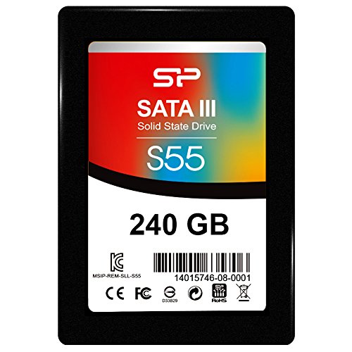 「ほぼ新品」シリコンパワー  SSD SATA3準拠6Gb/s 2.5インチ 7mm 240GB MLCチップ使用(中古品)