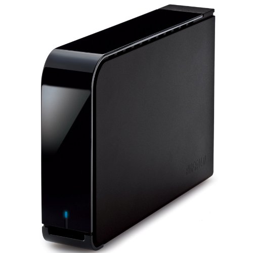 BUFFALO USB3.0/2.0用 外付けHDD 2TB ブラック HD-LB2.0TU3-BKD(中古品)