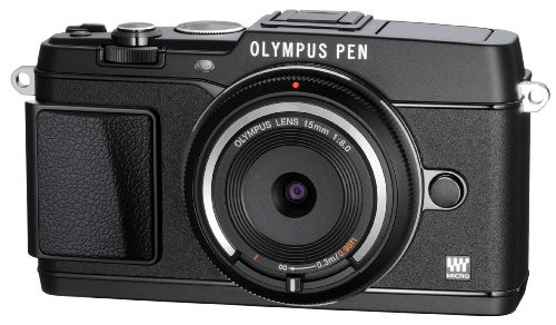 OLYMPUS ミラーレス一眼 PEN E-P5 ボディ(ボディキャップレンズ BCL-1580セ(中古品)