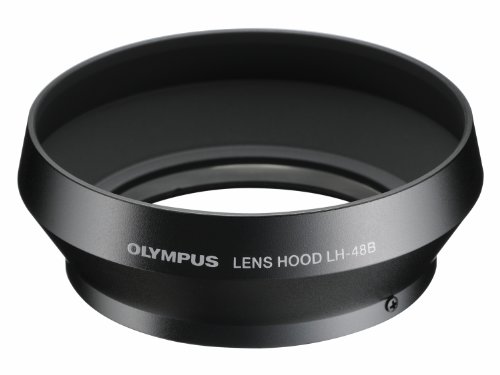 OLYMPUS 金属レンズフード マイクロフォーサーズ用 ブラック LH-48B BLK(中古品)