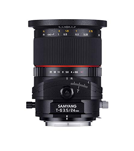 SAMYANG 単焦点広角ティルトシフトレンズ 24mm F3.5 キヤノン EF用 フルサ (中古品)