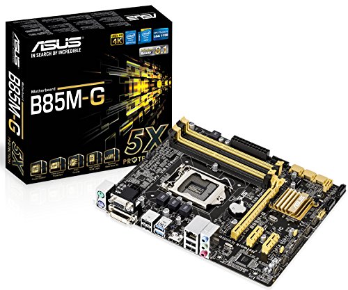 ASUS Intel B85 積み上げる 御母さんゲーム盤 LGA1150相応う B85M-G  microATX (中古品)