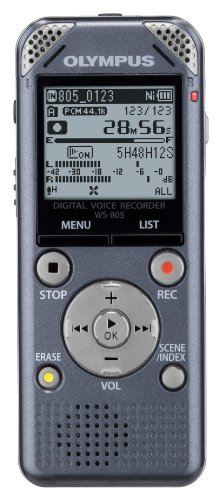 「未使用品」OLYMPUS ICレコーダー VoiceTrek 4GB リニアPCM対応 FMチューナー付 GRY グ(中古品)