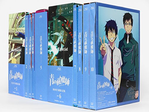 「未使用品」青の祓魔師 完全生産限定版 Blu-ray ブルーレイ全10巻セット(中古品)