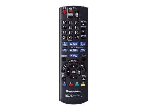 「未使用品」Panasonic ブルーレイディスクプレーヤー用リモコン N2QAYB000899(中古品)