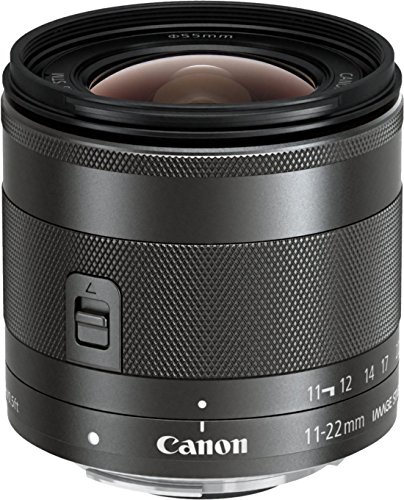 「ほぼ新品」Canon 超広角ズームレンズ EF-M11-22mm F4-5.6IS STM ミラーレス専用 EF-M1(中古品)