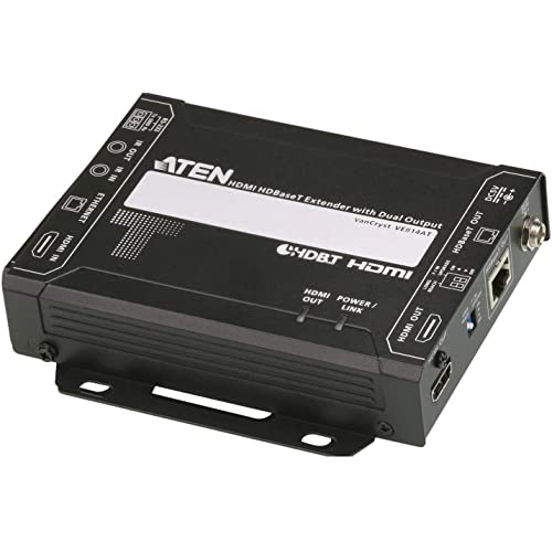 ATEN HDMI HDBaseT トランスミッター デュアル出力(4K@100m) (HDBaseT Clas(中古品)