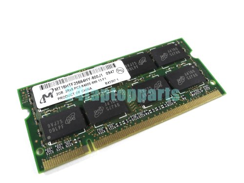 「ほぼ新品」Micron 2?GB ( 1?x 2gb ) SODIMM ddr2?pc2???6400?800?MHzノートPC RAM(中古品)