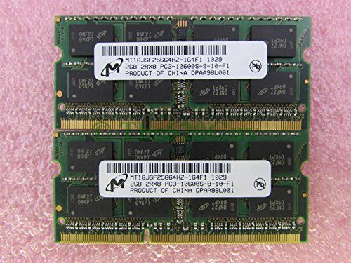 「未使用品」Micron PC3-10600S (DDR3-1333) 4GB x 2枚組み 合計8GB SO-DIMM 204pin ノ (中古品)