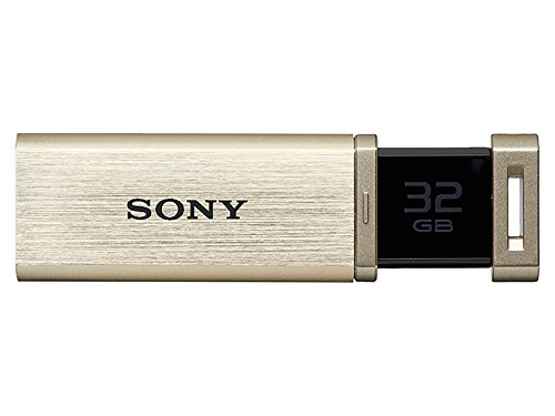 「ほぼ新品」ソニー SONY USBメモリ USB3.0 32GB ゴールド 高速タイプ USM32GQXN [国内 (中古品)