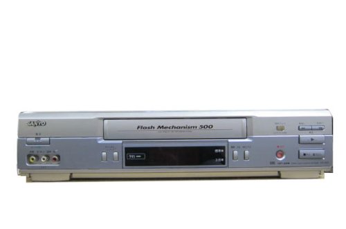 三洋電機 VHSビデオデッキ　サンヨー　VZ-H23　リモコン付き　シリアルNo.4(中古品)