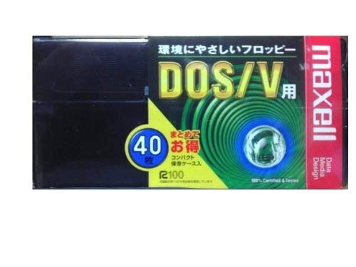 「非常に良い」日立マクセル マクセル MAXELL 3.5インチ 2HDフロッピーディスク DOS/Vフォ(中古品)