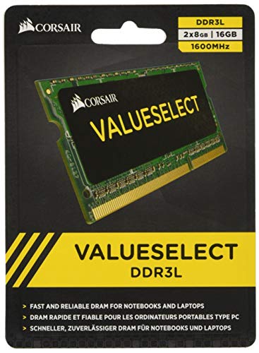 「未当てはめる品」CORSAIR DDR3 SO-DIMM 記憶装置モデュール Value Select Series 8GB×2枚キッ(中古品)