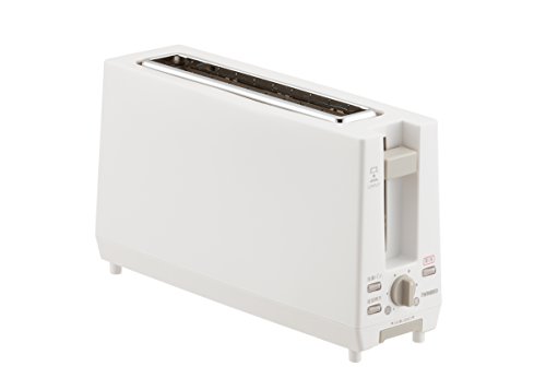 「未使用品」ツインバード ポップアップトースター ホワイト TS-D404W(中古品)