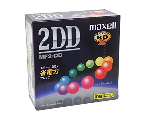 「非常に良い」maxell マクセル 3.5インチ 2DD 1.0MB フロッピーディスク SUPER RD X MF2-(中古品)