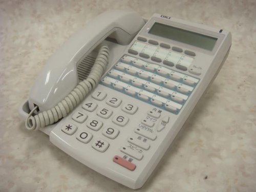 MKT/E-24D形 OKI 沖電気工業 DI2121 24ボタン標準電話機 ビジネスフォン [ (中古品)