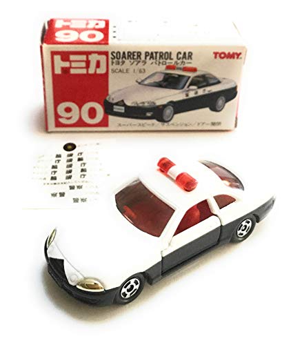「ほぼ新品」トミカ 90 トヨタ ソアラ パトロールカー 1/63 赤TOMYロゴ(中古品)