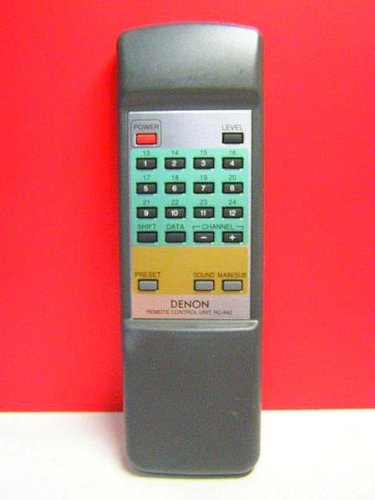 DENON オーディオリモコン RC-842(中古品)
