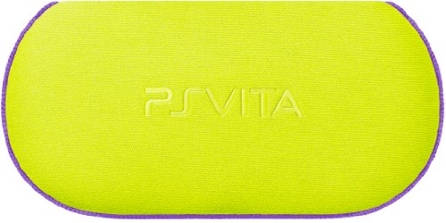 「未使用品」PlayStation Vita ソフトケース ライムグリーン (PCHJ-15022)(中古品)