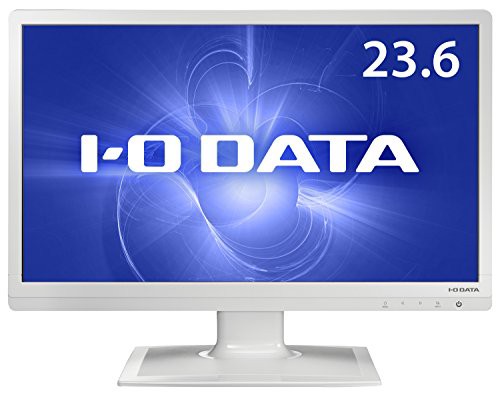 I-O DATA ブルーライト低減機能付き 23.6型ワイド液晶ディスプレイ ホワイ (中古品)の通販は
