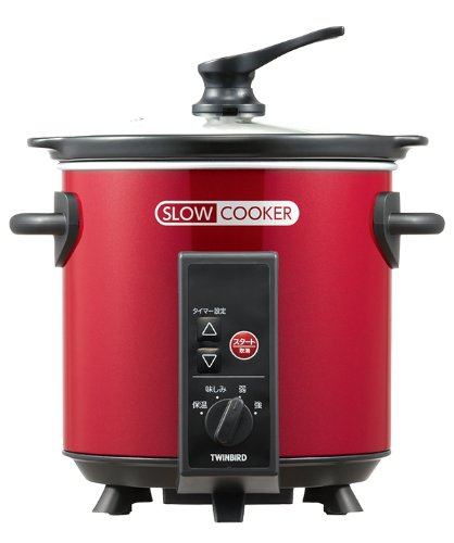 TWINBIRD タイマー付スロークッカー レッド EP-D727R(中古品)の通販は 14,025円