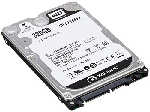 WESTERN DIGITAL 2.5インチ内蔵HDD 320GB SATA6.0Gb/s 7200rpm 16MB 9.5mm (中古品)
