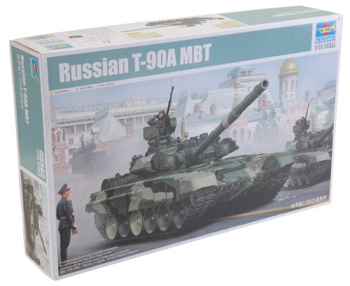 「未使用品」トランペッター 1/35 ロシア連邦軍 T-90A主力戦車 ウラジミール砲塔 05562 (中古品)