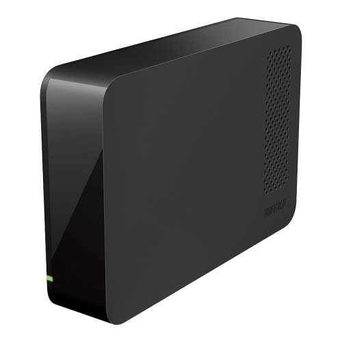 BUFFALO ターボPC EX2 USB3.0用 外付けHDD 2TB ブラック HD-LC2.0U3-BK(中古品)