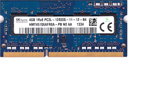「ほぼ新品」Hynix 204PIN PC3L-12800S 4GB SODIMM [HMT451S6AFR8A-PB](中古品)