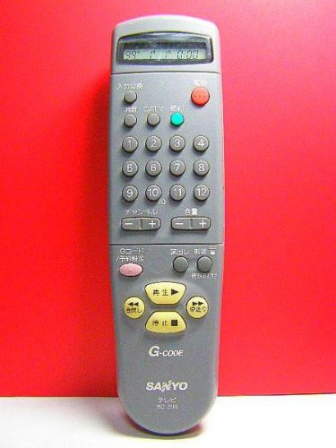 【中古】「非常に良い」サンヨー テレビ ビデオリモコン RC-396 非常に良い」サンヨー テレビ ビデオリモコン RC-396(中古品)の通販は