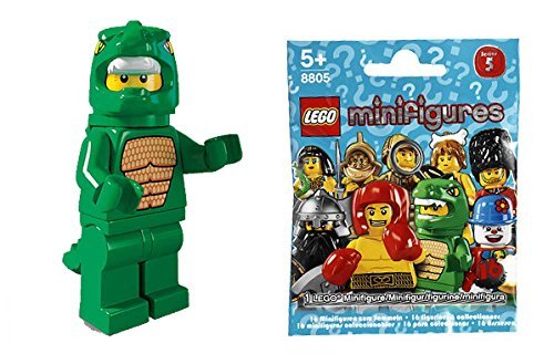 「ほぼ新品」レゴ（LEGO）ミニフィギュア シリーズ5 トカゲ男(Lizard Man)【8805-6】(中古品)