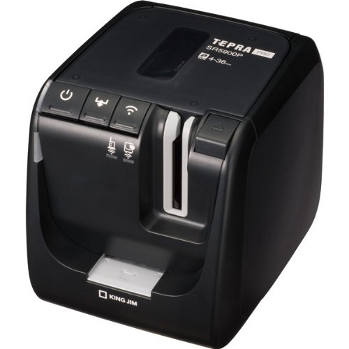 キングジム ラベルプリンター「テプラ」PRO 黒 SR5900PS 試用ラベル同梱限 (中古品)