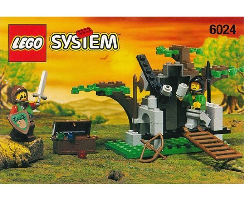 「非常に良い」レゴ システム エルクウッドのかくれ家 6024 LEGO SYSTEM Bandit Ambush 【(中古品)