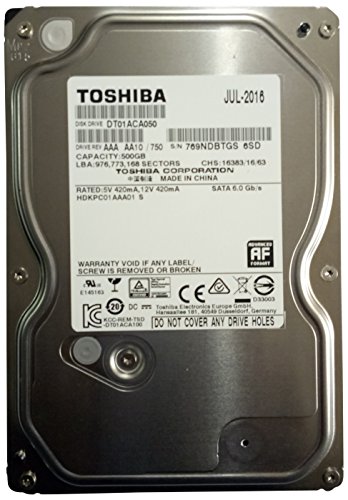 「未使用品」Toshiba dt01aca050?500?GB 7200?RPM 32?MBキャッシュSATA 6.0?GB/s 3.5イ (中古品)