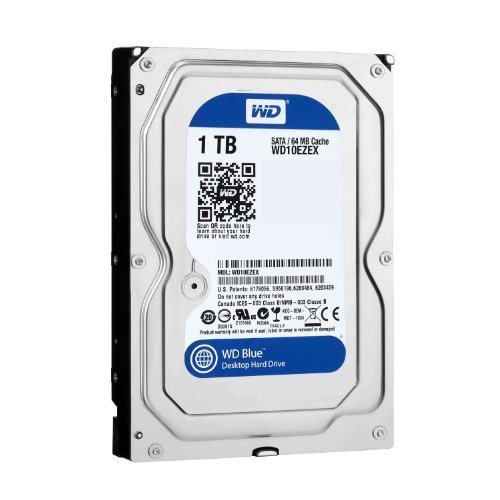 並行輸入品 WD Blue 1 TB Desktop Hard Drive: 3.5 Inch 7200 RPM SATA (中古品)