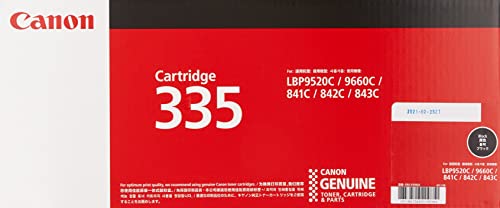 「未使用品」CANON トナーカートリッジ335BK ブラック(13000枚)8673B001 CN-EP335BKJ(中古品)
